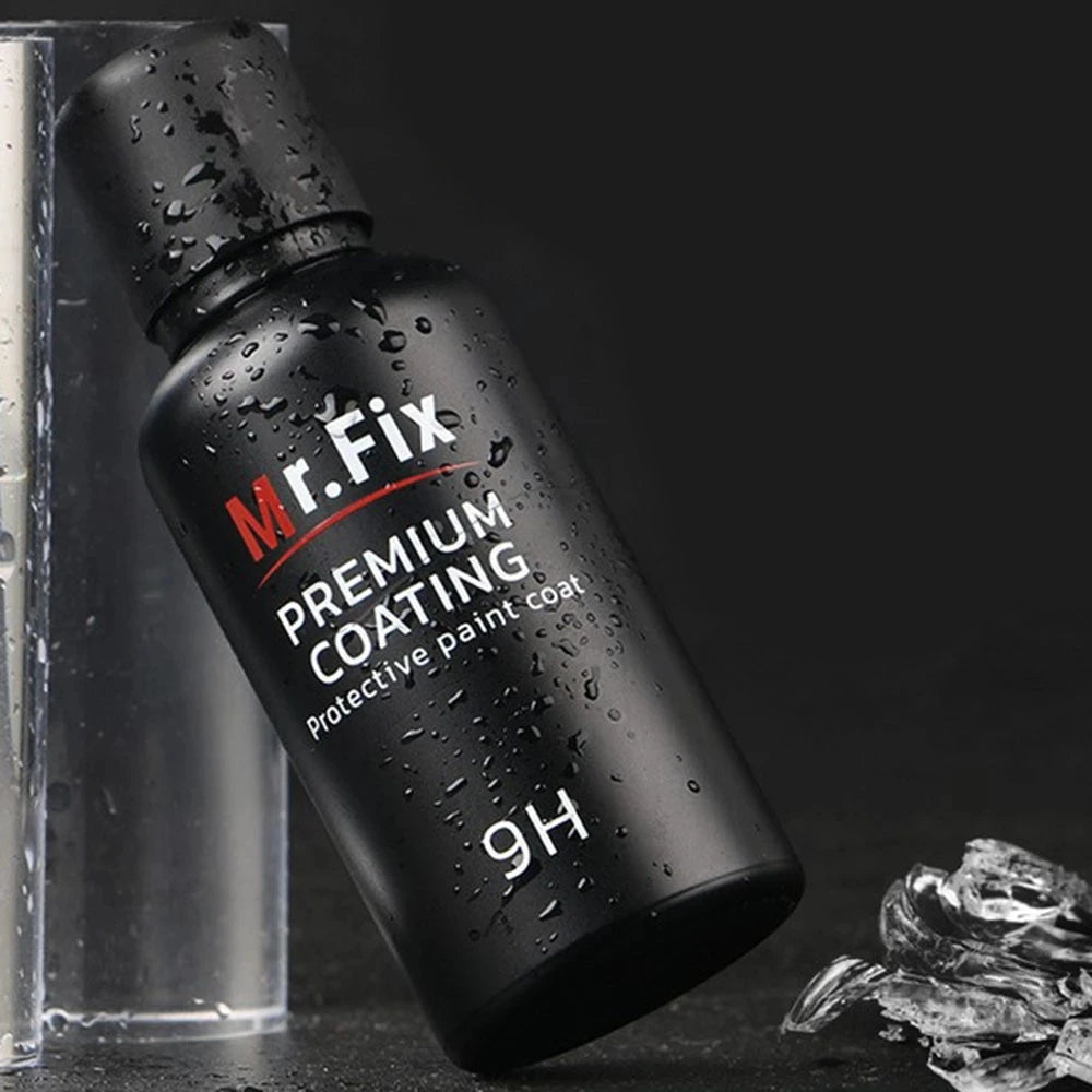 Mr Fix 9H Paint Care Car Polish Liquid Glass Ceramic Coat Anti-scratch Auto Detailing Glasscoat Super Hydrophobic Glass Coating