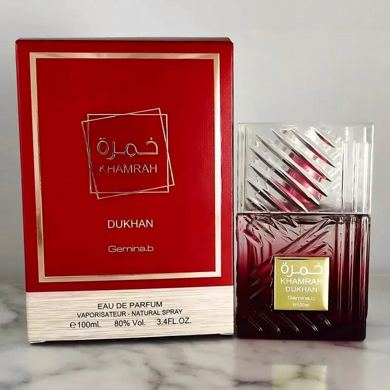 Profumo di lusso arabo da uomo MARK HIM Colonia limone vaniglia legnosa Fragranza duratura Fascino fresco Gentiluomo Uomo d'affari Spray corpo