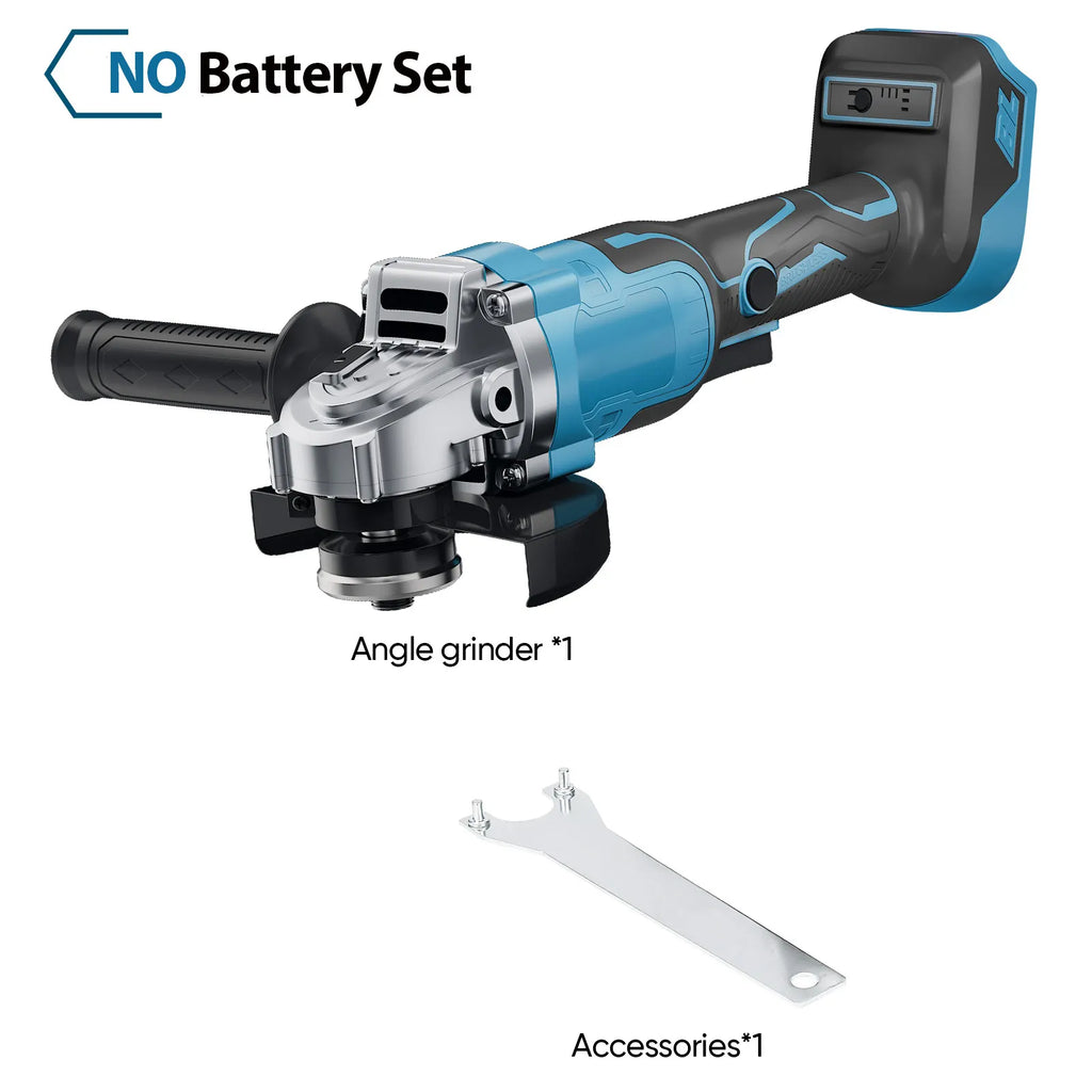 12000 RPM 125 MM borstelloze elektrische haakse slijper met variabele snelheid, snijmachine, houtbewerkingsgereedschap voor Makita 18V-accu