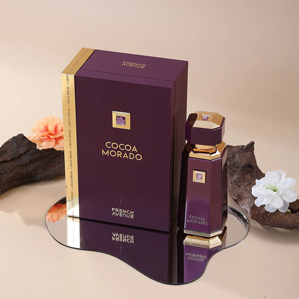 Arabisch Langdurig parfum Vloeibaar Brun Cacao Morado Azzure Aoud French Avenue Geur Houtachtig Kruidig Vanille Parfum Damesparfum