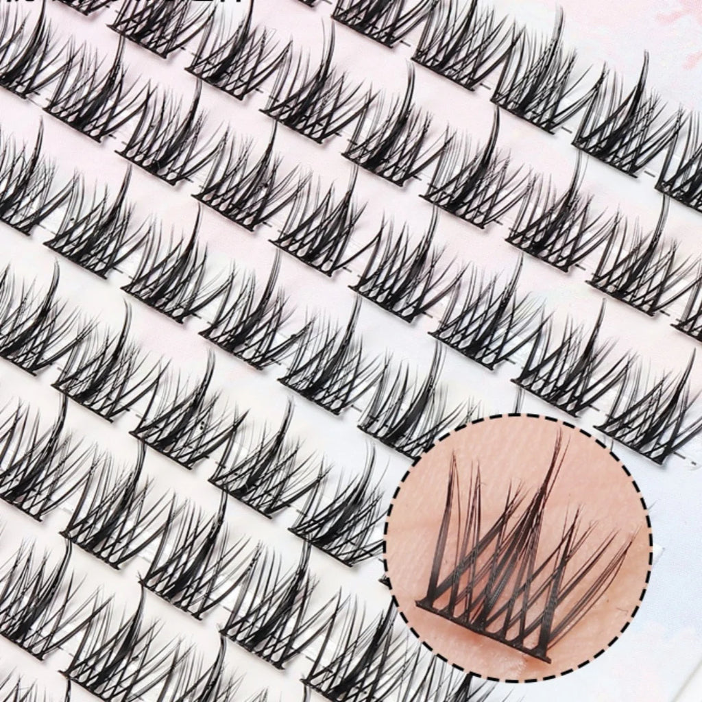 MIAOJIE Hoge Kwaliteit Beauty Wimperboek 32 Rijen Wimpers 384 Stuks Wimperclusters