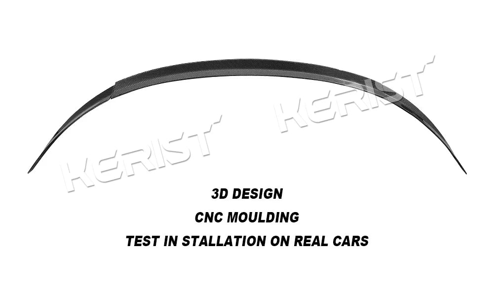 For Porsche Taycan RWD 4S Turbo S rear lip / trunk 2019-up Carbon fiber Body Kits Front Lip Rear Spoiler Side Skirts Diffuser