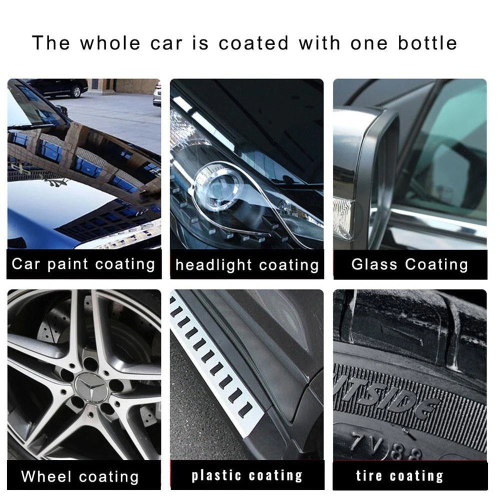 Mr Fix 9H Paint Care Car Polish Liquid Glass Ceramic Coat Anti-scratch Auto Detailing Glasscoat Super Hydrophobic Glass Coating