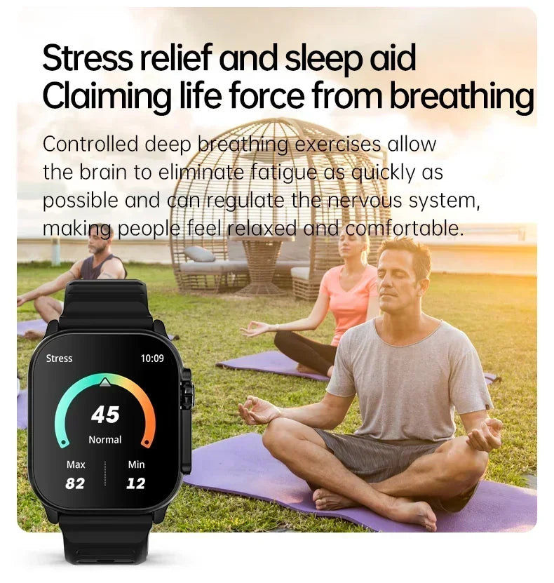 Smartwatch Watch 8 Ultra Watch Ultra Gen 2 IWO NFC Chiamate Bluetooth Cardiofrequenzimetro Impermeabile 2.2 Pollici Fitness Watch Wireless Novità 2026