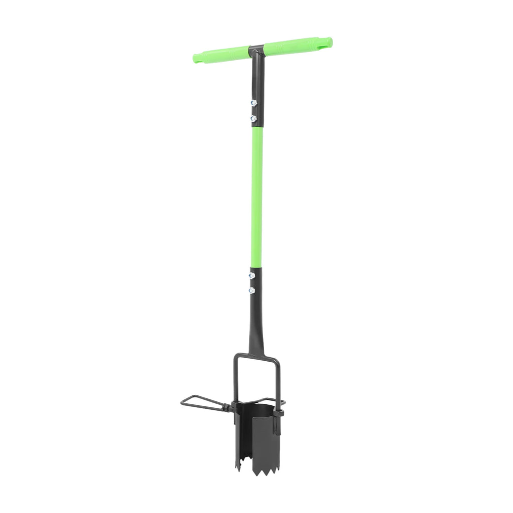 Utensile manuale per piantare bulbi da prato con base seghettata, profondità massima di scavo di 9,4 cm per scavare buche adeguate