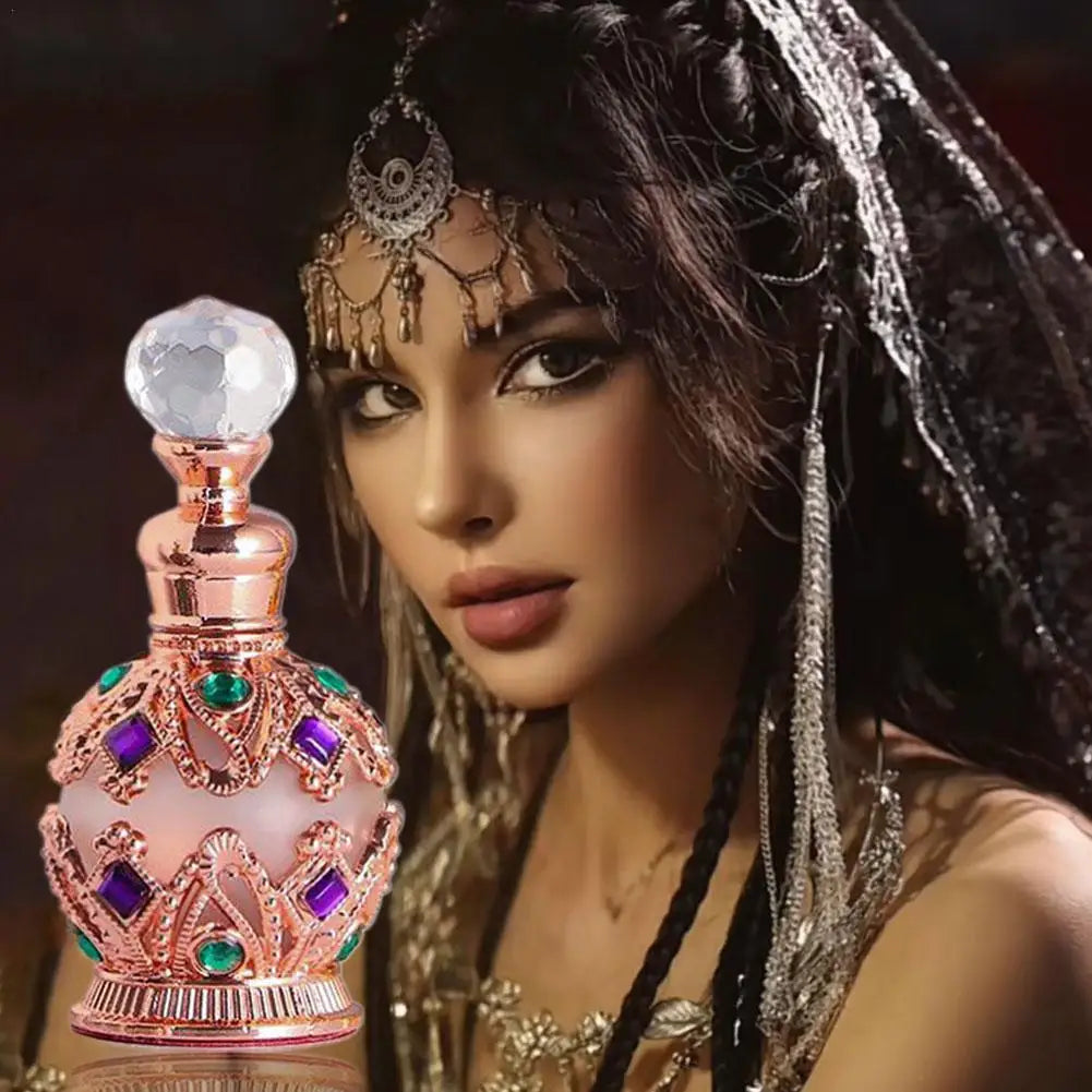Exotische Arabische parfum voor vrouwen, betoverend bloemenboeket met roos, jasmijn & vanille langdurige feromoon-geïnfuseerde geur