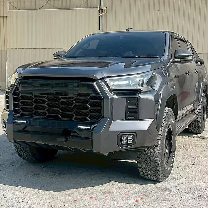 High Quality Body Kit Fit Hilux Vigo 2005-2015 Upgrade To 2020 Tundra Style Offroad Pickup Auto Facelift Modification Parts