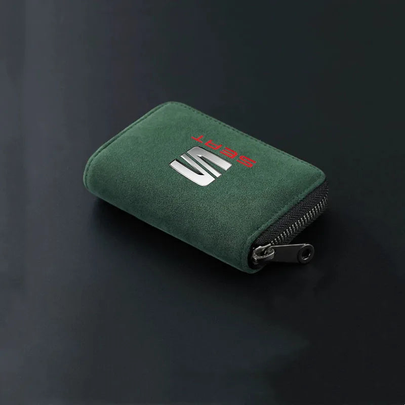 Multifunctionele Kaarttas Creditcardhouder Portefeuilles Rits Kaartportemonnee Sleuteltas voor MG MG6 3 5 7 TF ZR ZS HS GS GT RX5 RX8