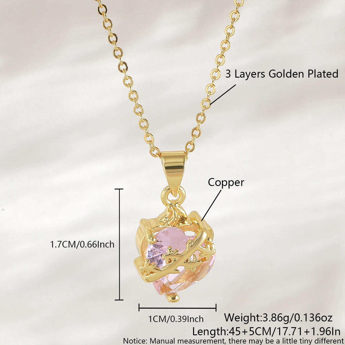 SUNSLL Heilig Rood Hart Kruis Zirkonia Hangers Kettingen Luxe Vrouwen Verguld Romantische Liefde Jubileum Sieraden Geschenken