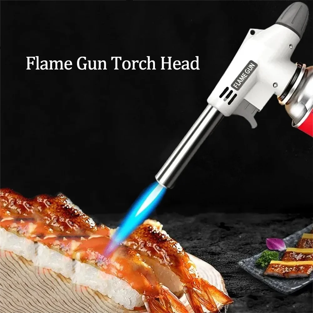 Torcia da cucina autoaccensione bruciatore saldatore a gas butano bruciatore a gas saldatore a fiamma torcia a gas pistola a fiamma a soffio per barbecue campeggio cucina