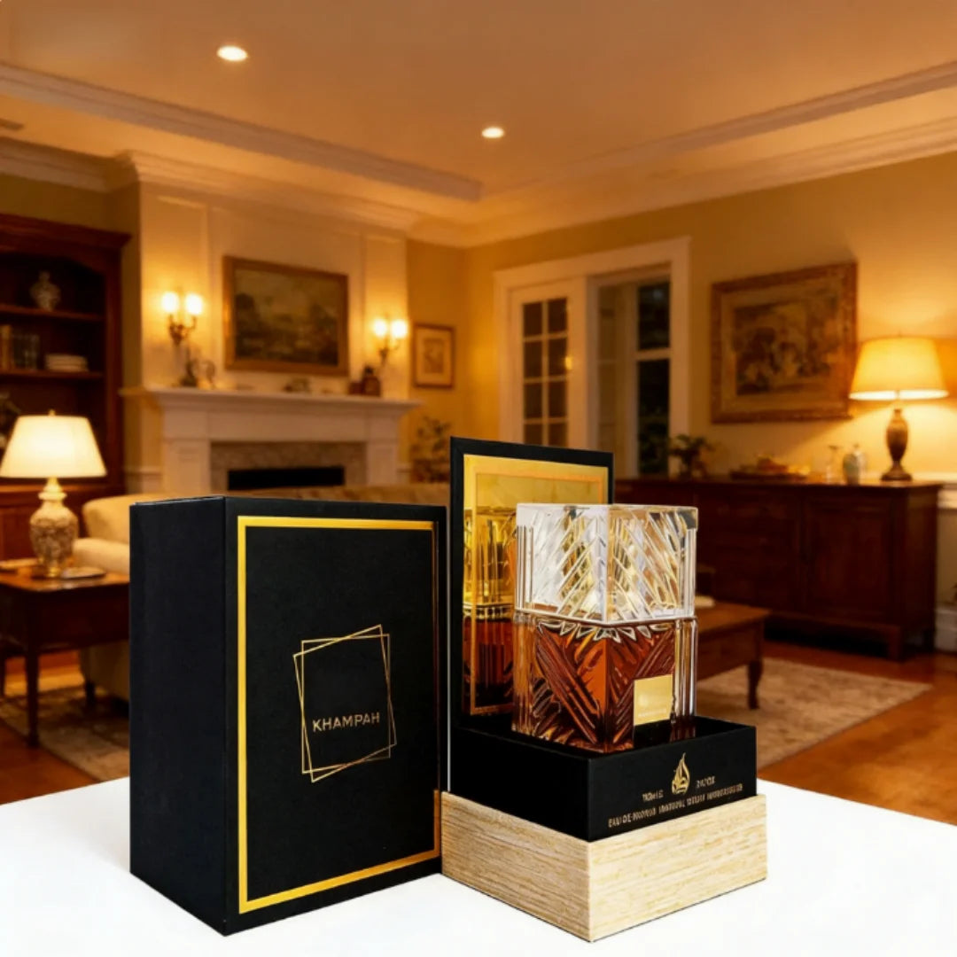 Lattafa 100ml Luxe Khamrah Parfum voor Mannen Unisex Musk Geur, Langhoudende Spray, Verleidelijke Feromonen, Levendige en Betoverende Geur Aantrekkelijk, Cadeau-idee voor Haar