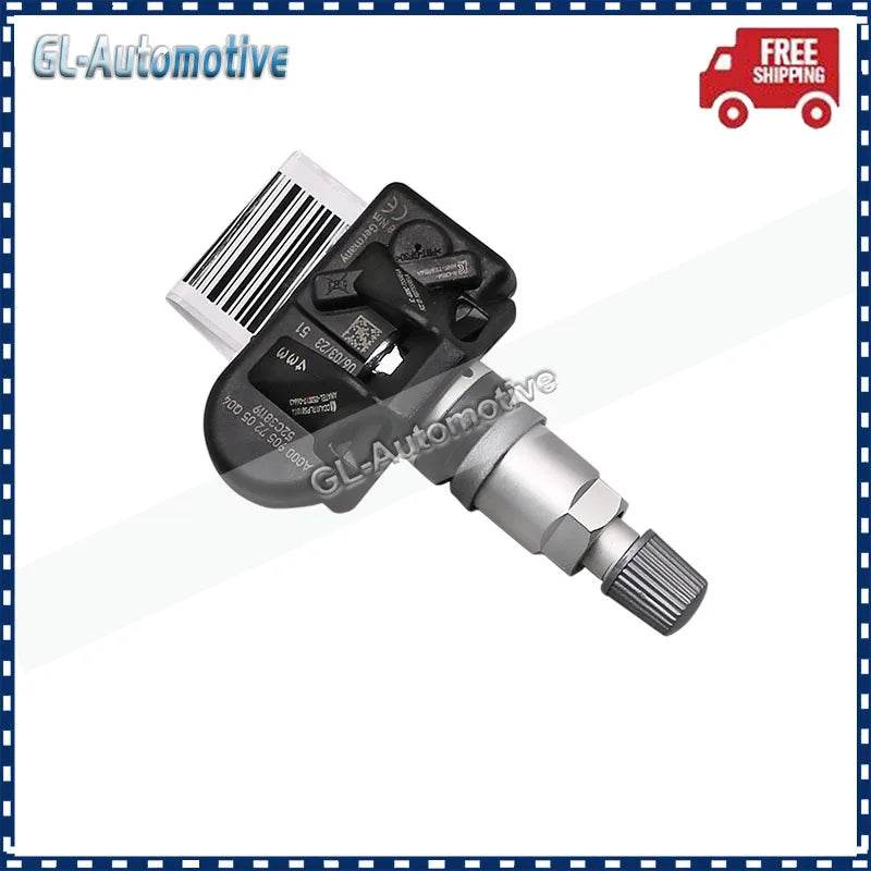 Set of (4) TPMS A0009057205 Tire Pressure Sensor for BMW Mercedes-Benz W177 W247 W206 C118 C257 W213 C238 H247 V295 H247 433MHZ