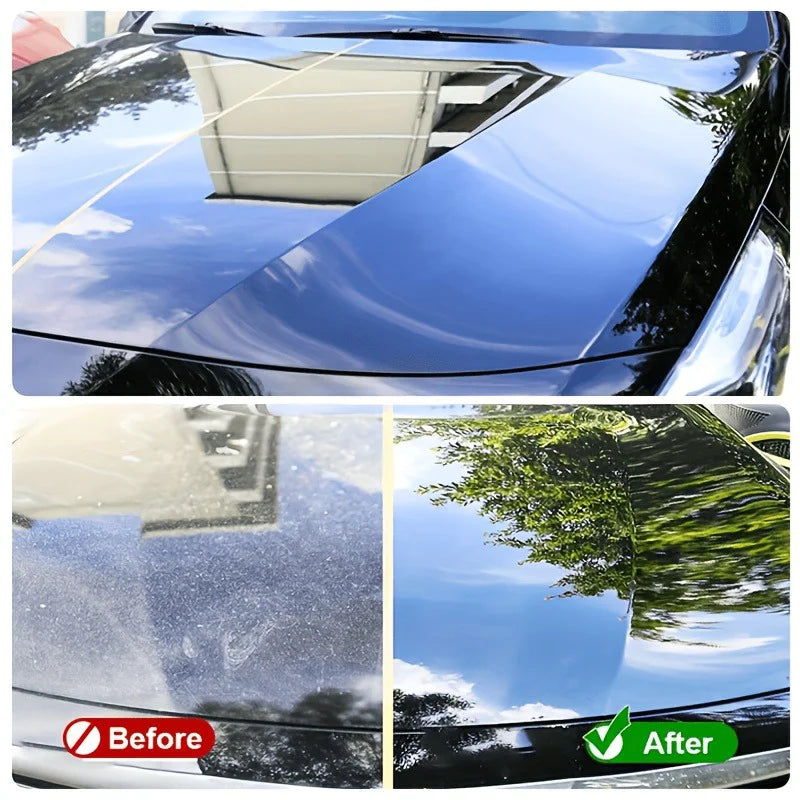Car Paint Crystal Coating Spray, Paint Surface Brightening and Repairing Agent, Single-Layer Application, Quickly Enhances Gloss