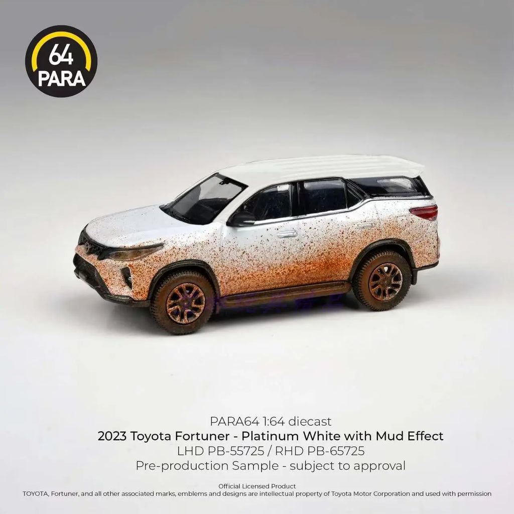 PARA 1:64 Fortuner 2023 Alloy Car Diecasts & Toy Vehicles Car Model Miniature Scale Model Car Toys For Children