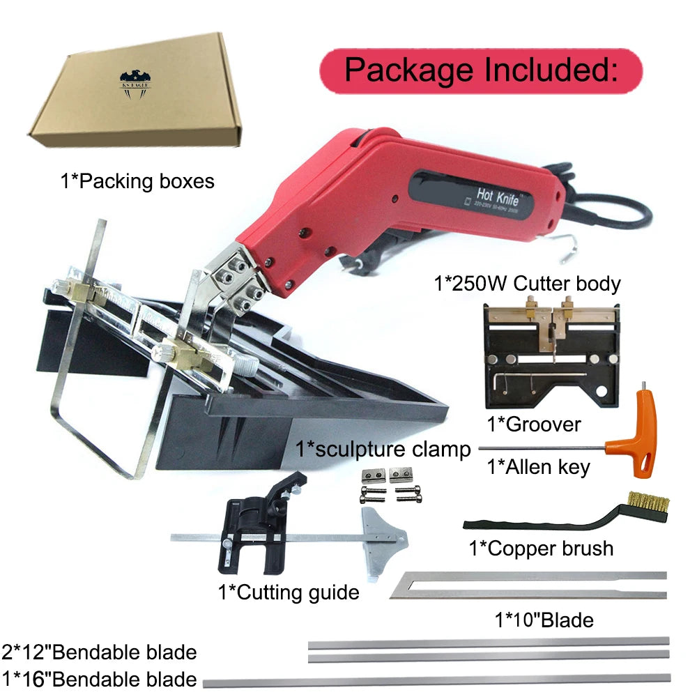 Foam Cutter Heteluchtmes 110/230V Elektrische Schuimsnijder Polystyreen Snijmachine Piepschuimsnijder DIY Snijgereedschap KS EAGLE Foamsnijder