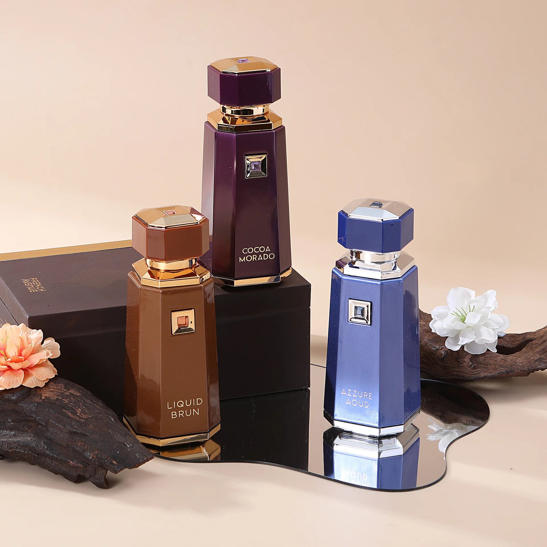 Arabisch Langdurig parfum Vloeibaar Brun Cacao Morado Azzure Aoud French Avenue Geur Houtachtig Kruidig Vanille Parfum Damesparfum