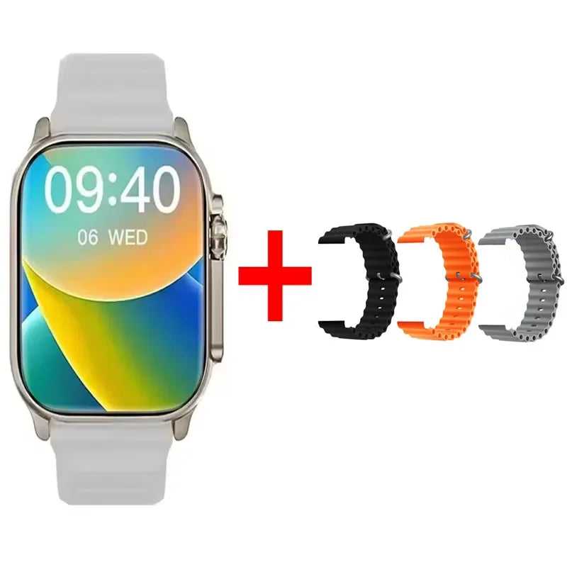 7 Watch Straps New S900 Ultra Smartwatch Amoled Circular Screen ECG Monitoring Reloj inteligente with Protective Case