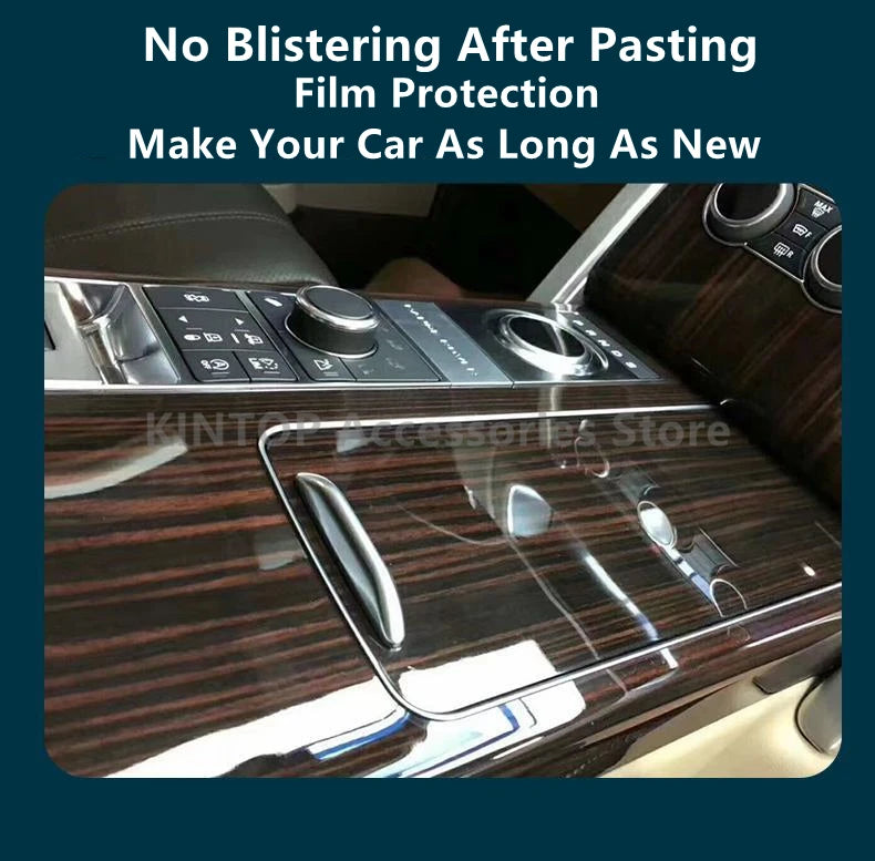 For JISHI 01/POLESTONES/ROX 01 23-25 Car Interior Center Console Transparent TPU Protective Film Anti-scratch Repair Accessories