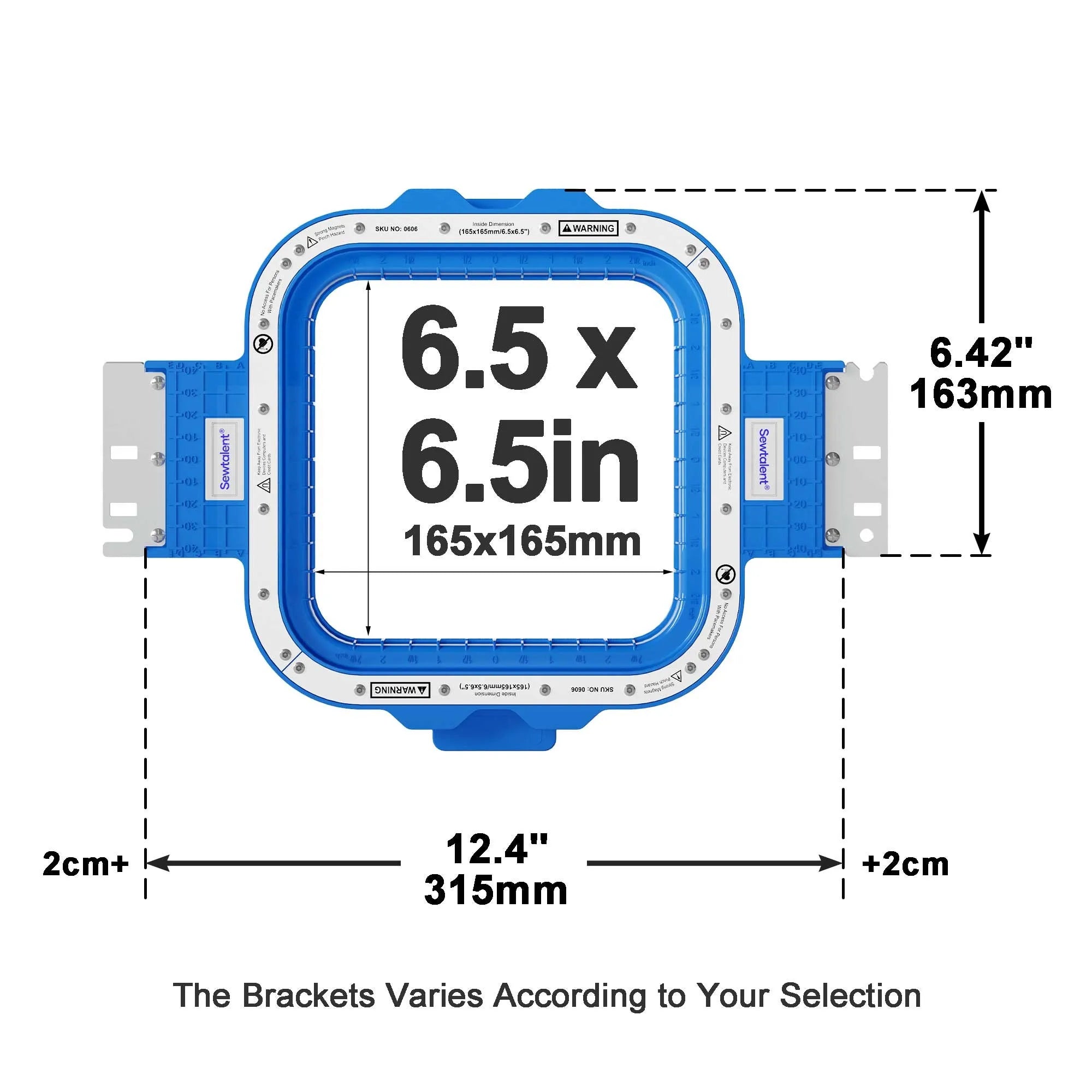 Telaio magnetico per ricamatrice BAI Magnetic Frame For BAI MIRROR Vision Telaio Mighty Hoop Cerchi da ricamo