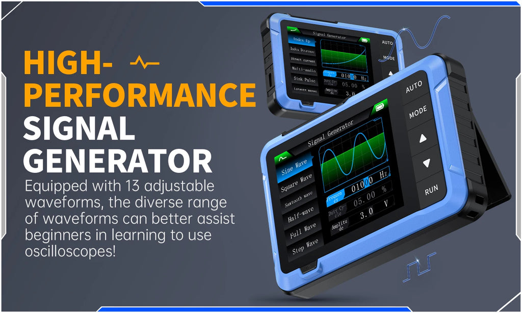FNIRSI Nuovo DSO510 DSO152 DSO153 Mini Oscilloscopio Digitale Portatile 2 IN 1 48MS/s Larghezza di Banda 10MHz Strumento di Riparazione Elettronica