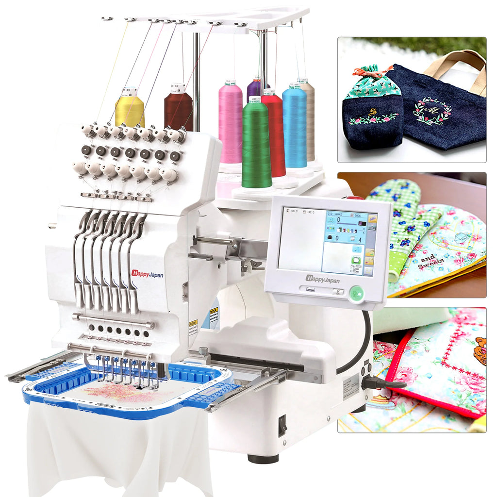 Telai magnetici per ricamo per macchina da ricamo Happy Japan HCH-701P Plus Journey a testa singola