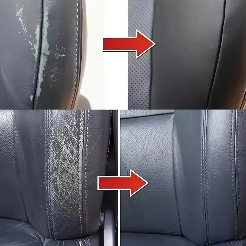 B1257 Car Interior Plastic Leather Scratch Repair Paste Auto Polishing Wax Repair Anti-Aging Paste Tires Seats Steering Wheel