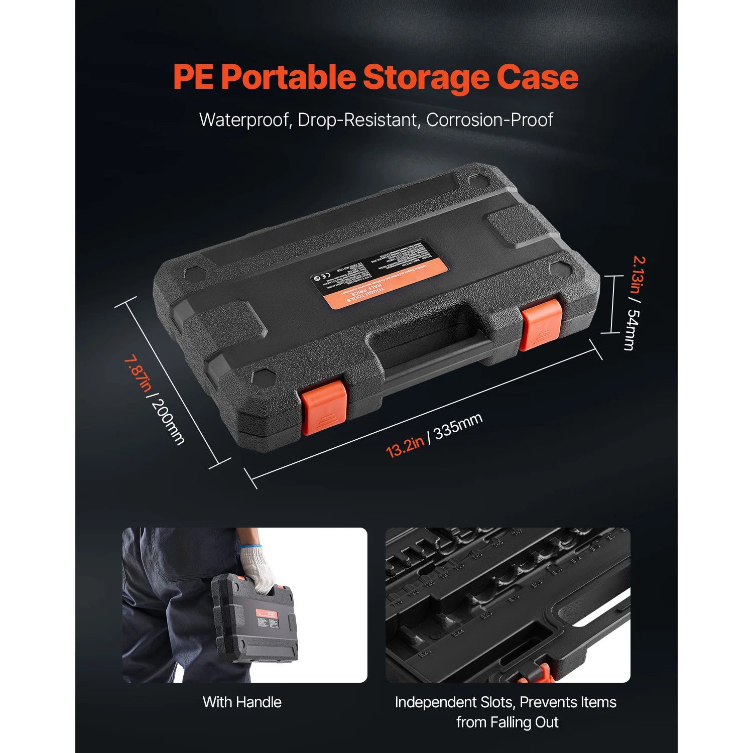 SucceBuy Torx Bit en Externe Torx Dopsleutel Set 31-delig Gelegeerd Staal en Cr-V Staal met Adapter en Verbeterde Opbergkoffer