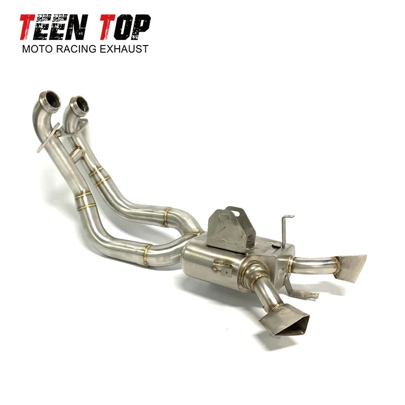 Stainless Steel Motorcycle RS660 Exhaust Pipe For Aprilia RS660 Tuono660 Exhaust System Racing Muffler Underbike Escape Moto