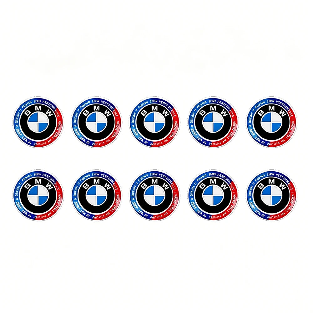 11/14mm 3D Aluminum Car Key Logo Emblem Decor Sticker Accessories For BMW E90 G80 M3 G30 M5 F82 F83 F20 F21 G42 F95 F96 G06 G07
