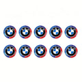 11/14mm 3D Aluminum Car Key Logo Emblem Decor Sticker Accessories For BMW E90 G80 M3 G30 M5 F82 F83 F20 F21 G42 F95 F96 G06 G07