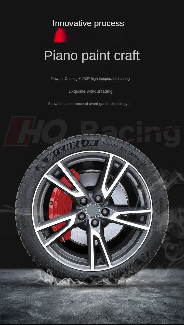 For Audi Car Brake Caliper Cover Aluminum Front Rear Fit RS SQ A1 A2 A3 A4 A5 A6 A7 A8 Q1 Q2 Q3 Q4 Q5 Q6 Q7 Q8 2009-2026