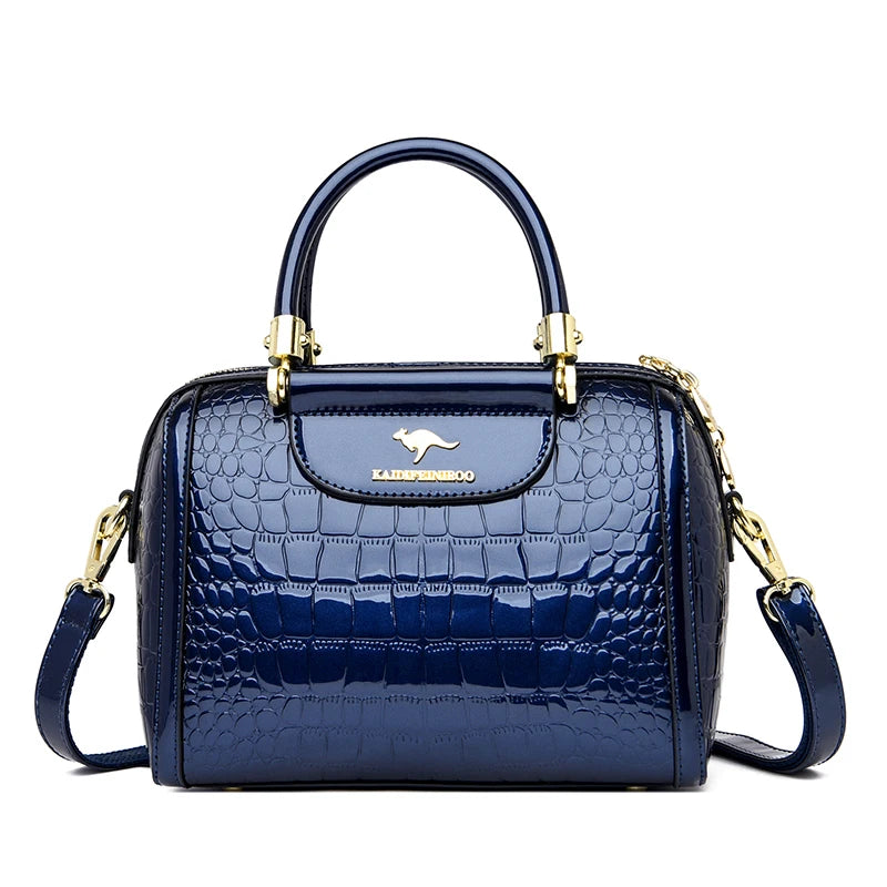 2024 Nieuwe Mode Krokodillenleer Dames Handtas Luxe Designer Dames Schoudertassen Retro Trendy Meisjes Shopper Tas Portemonnee