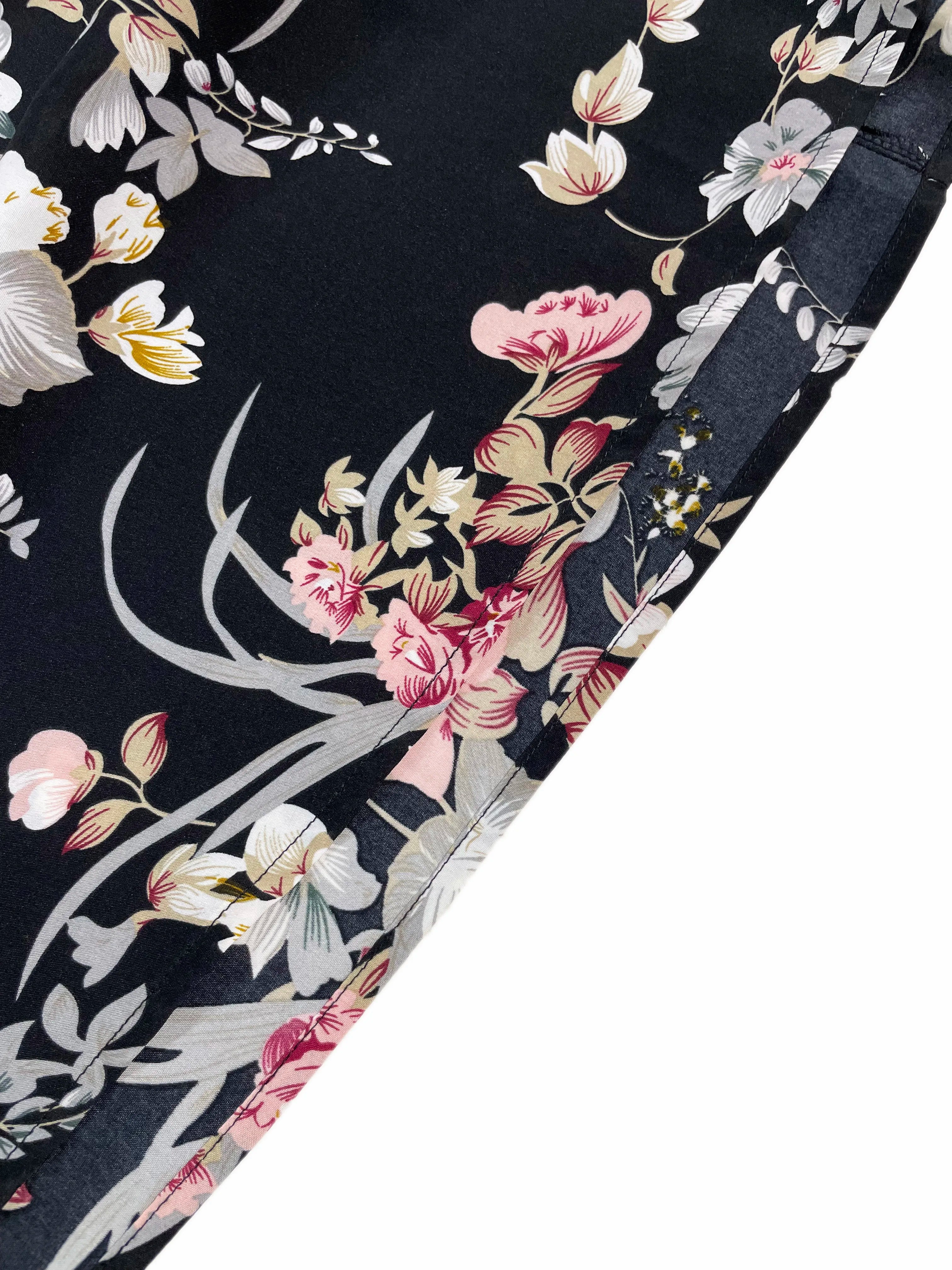 Bloemenprint Hoge Split Dij Halterjurk voor Dames - Zomer Mouwloos Sexy Nauwsluitende Strandfeest Clubkleding