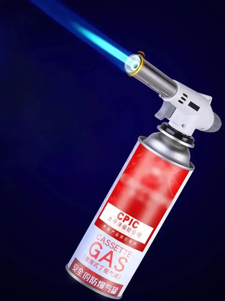 Torcia da cucina autoaccensione bruciatore saldatore a gas butano bruciatore a gas saldatore a fiamma torcia a gas pistola a fiamma a soffio per barbecue campeggio cucina
