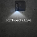 1/2PCS For Hilux Truck OFF-Road Mountain GR Car Door Welcome Lights Laser Projector Logo Wireless Sensing Accessories
