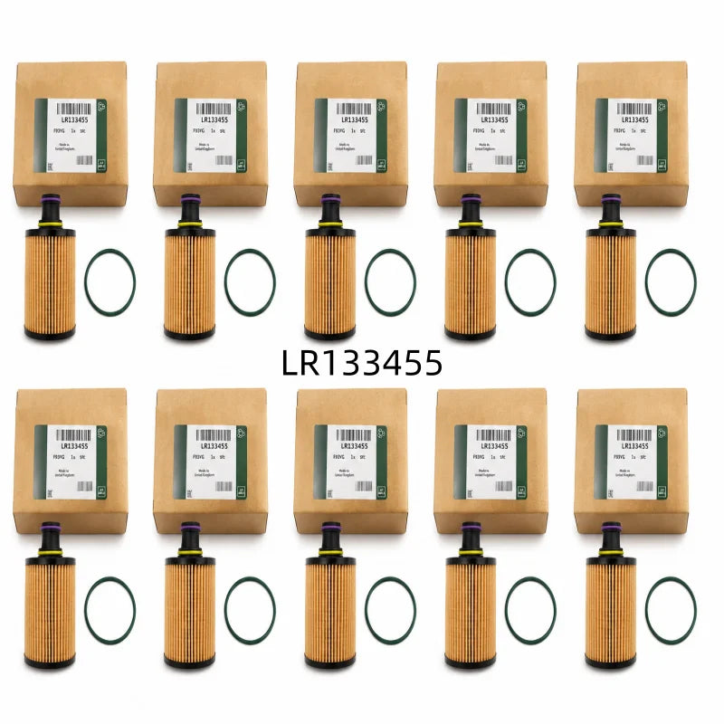 10Pcs Engine Oil Filter LR133455 For Land Rover Defender Range Rover Discovery 5 Range Rover Sport Velar 3.0L