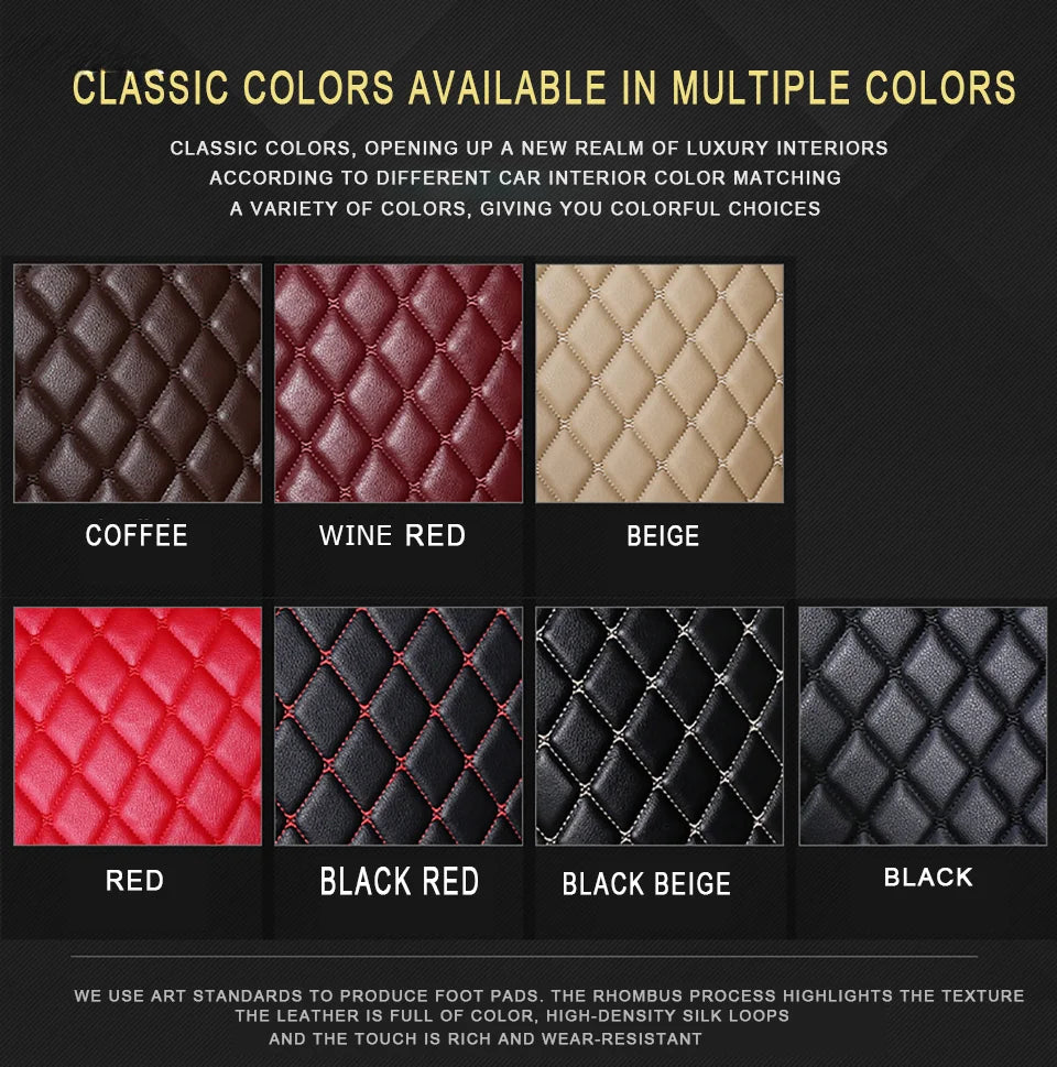 Custom For Nissan Patrol Y61 Y62 Y63 2012-2025-2026 Car Floor Mats Carpet Rugs Foot Pads Interior All-Weather Waterproof