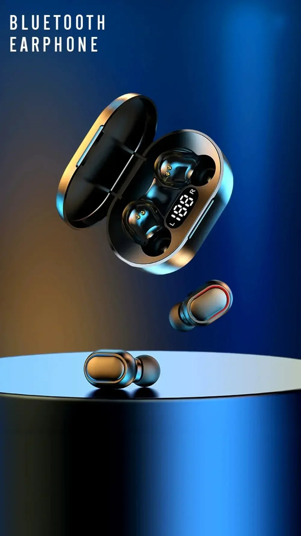 Cuffie Wireless Bluetooth E7S TWS Auricolari Controllo Sport Cuffie Impermeabili per Smartphone Sport PBUG Accessori Gaming