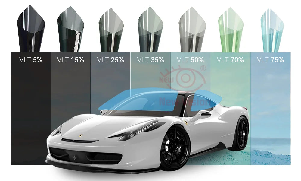 Top Quality Ultra Hd 0.5X4M IR100% Heat Resistant Privacy Protection Nano Ceramic Window Solar Film Tint Film For Car