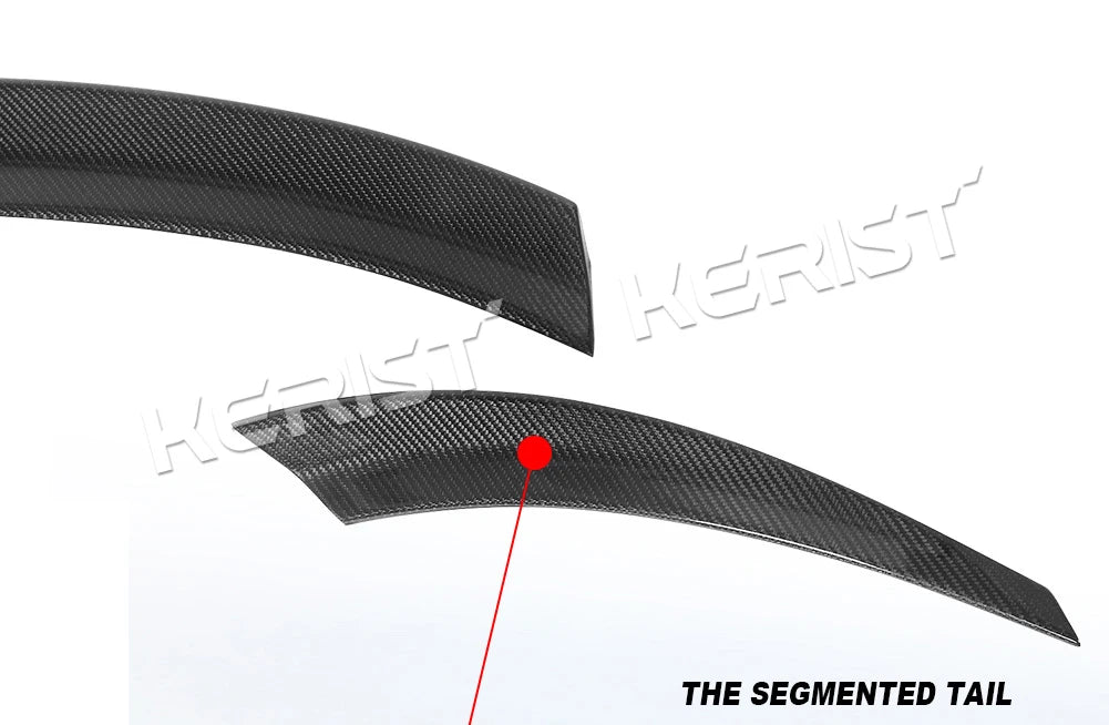 For Porsche Taycan RWD 4S Turbo S rear lip / trunk 2019-up Carbon fiber Body Kits Front Lip Rear Spoiler Side Skirts Diffuser