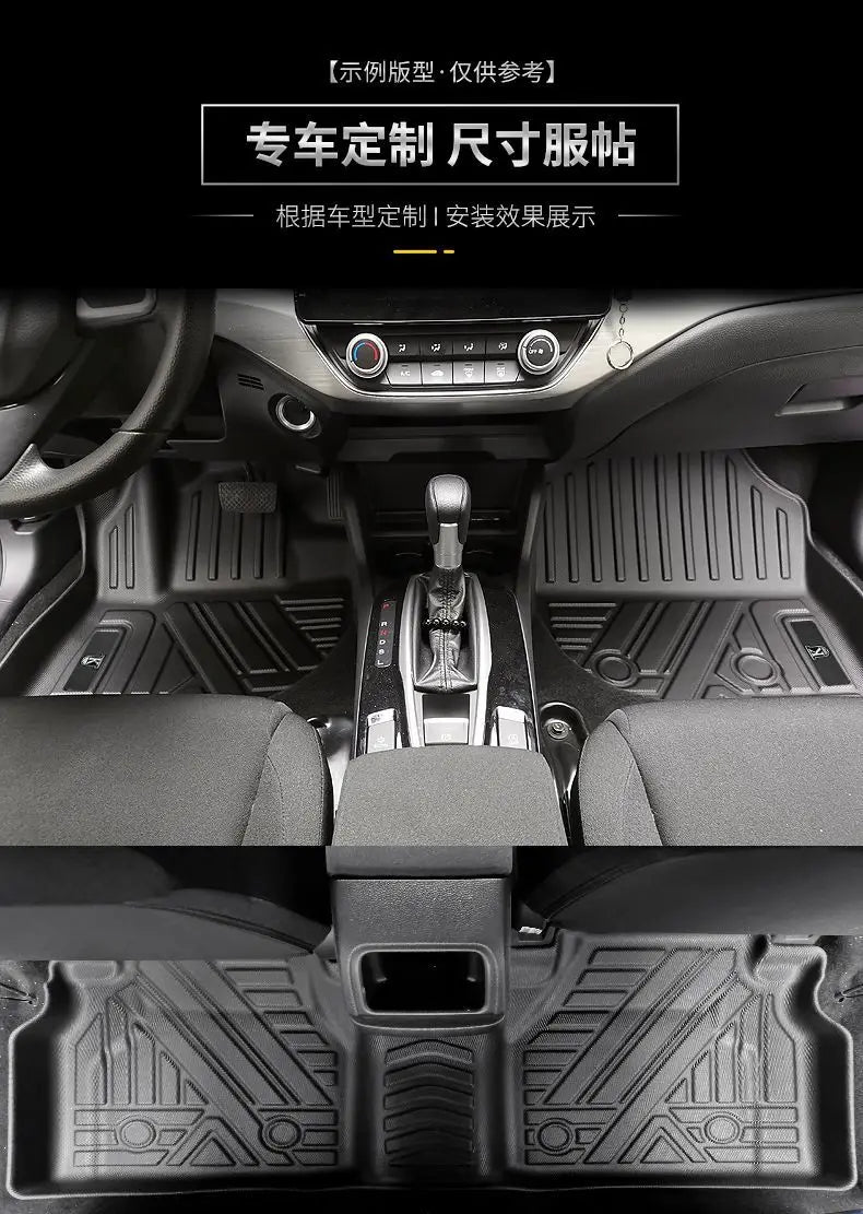 Car 3D TPE Floor Mats & Cargo Liners For BYD Formula Leopard 7 Titanium 7 Waterproof Trunk Pad Full Set Auto Accessories
