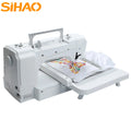 Macchina da ricamo SIHAO, multifunzione, automatica, computerizzata, per uso domestico, LOGO MRS800, con schermo LCD touchscreen, telai da ricamo