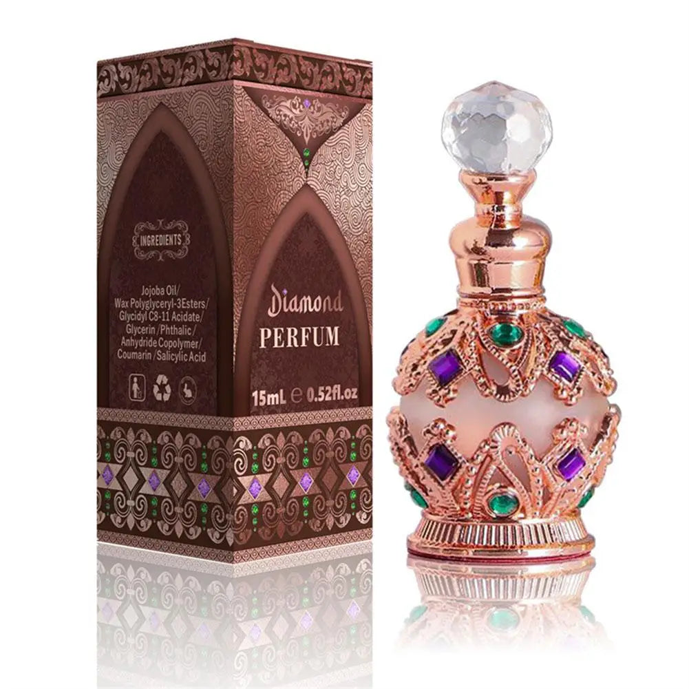 Exotische Arabische parfum voor vrouwen, betoverend bloemenboeket met roos, jasmijn & vanille langdurige feromoon-geïnfuseerde geur