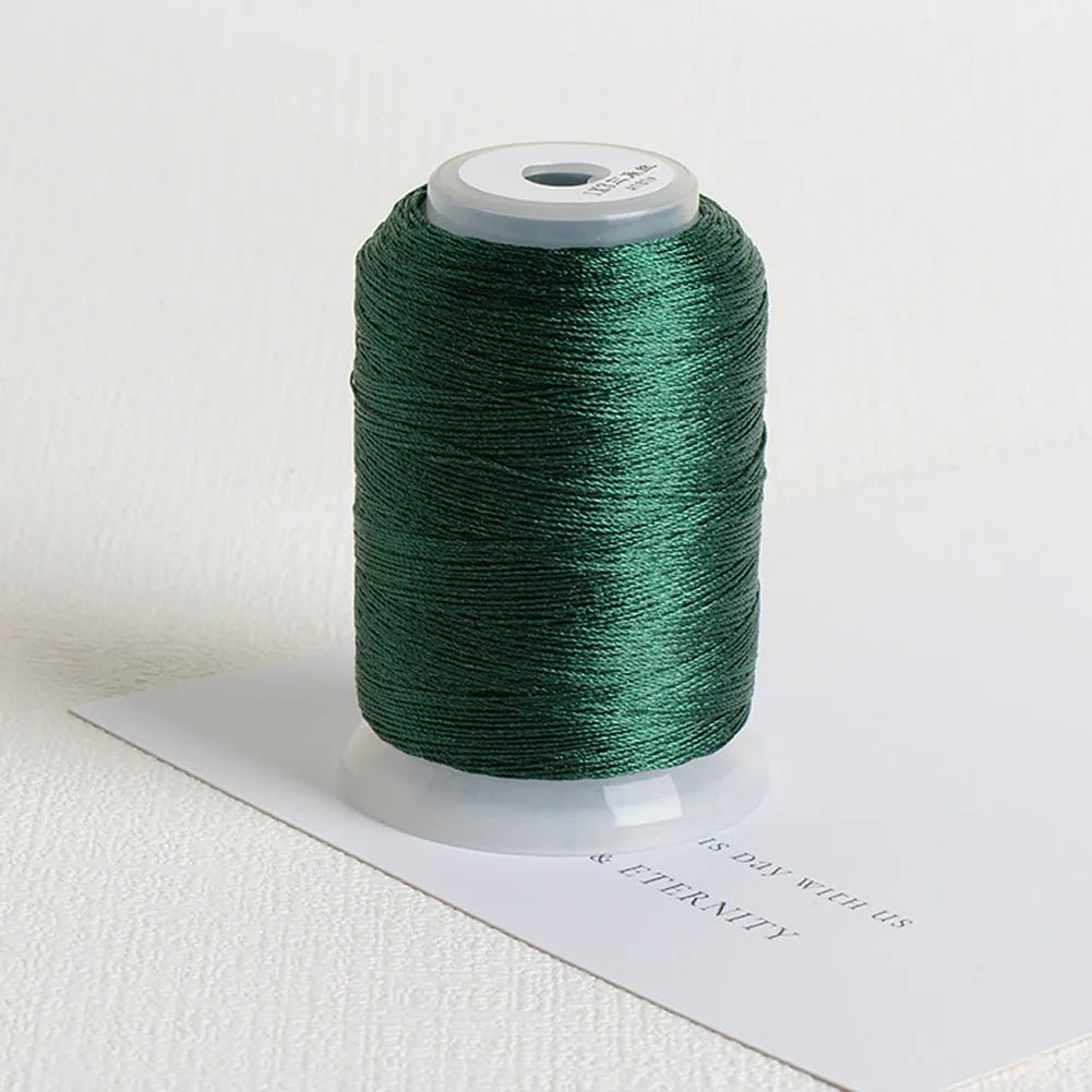 350m/rotolo Filo da ricamo per cucito fai da te, strumenti per cucito a punto croce, braccialetto di pizzo, corda intrecciata, nodi di pizzo, decorazione di gioielli