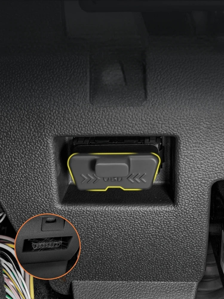 OBD Port Cover for BYD Equation Leopard Titanium 7 Dustproof Waterproof Diagnostic Interface Protector Interior Accessory