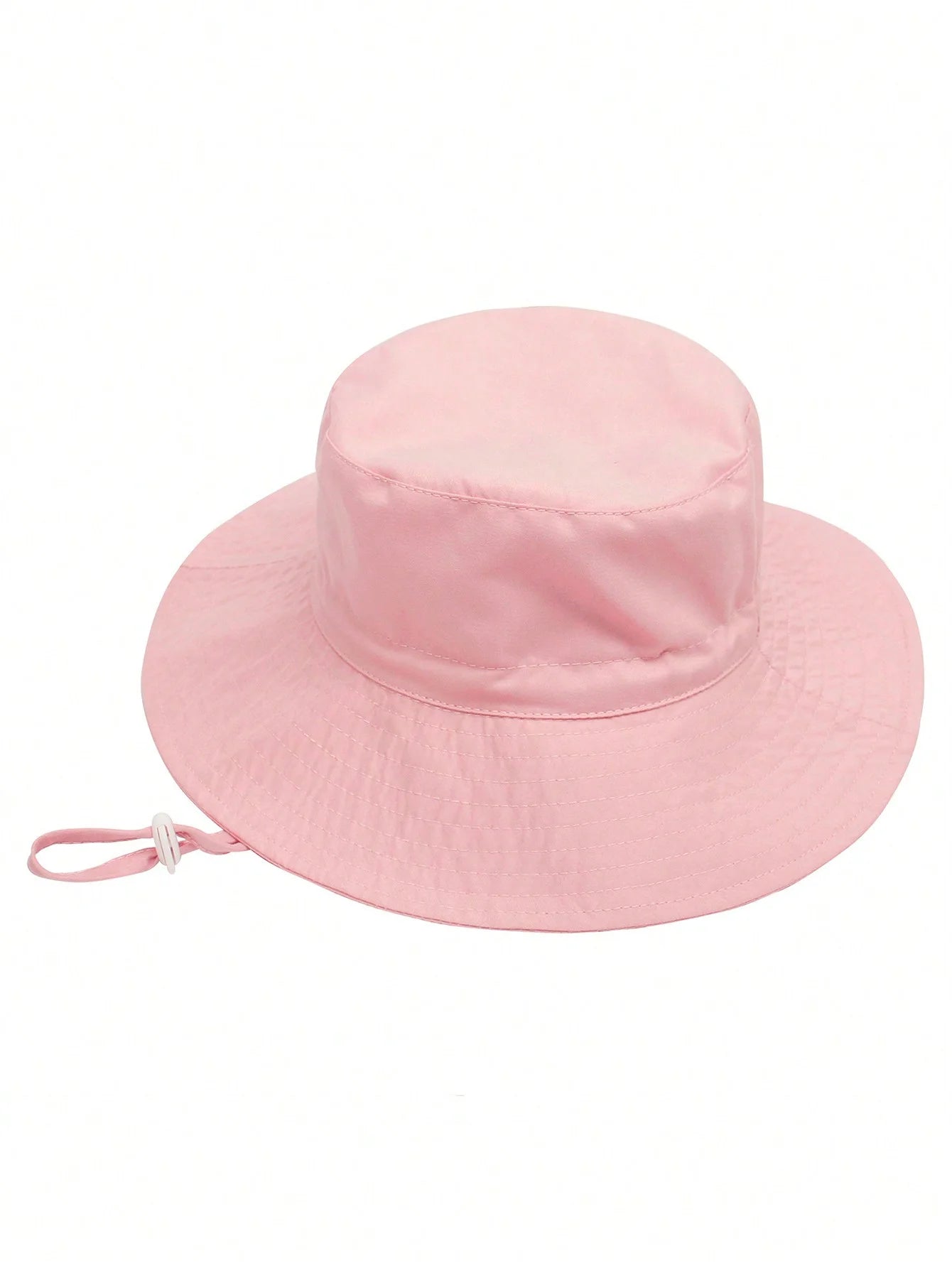New 2025 children's hats, sun hats, breathable basin hats for boys and girls, beach hats, fishing pure color, simple design