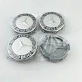 4Pcs 75mm Car Wheel Center Hub Caps Covers for Mercedes Benz A B C S Class AMG GLA CLA GLC W176 W221 W222 W204 W205 Accessories