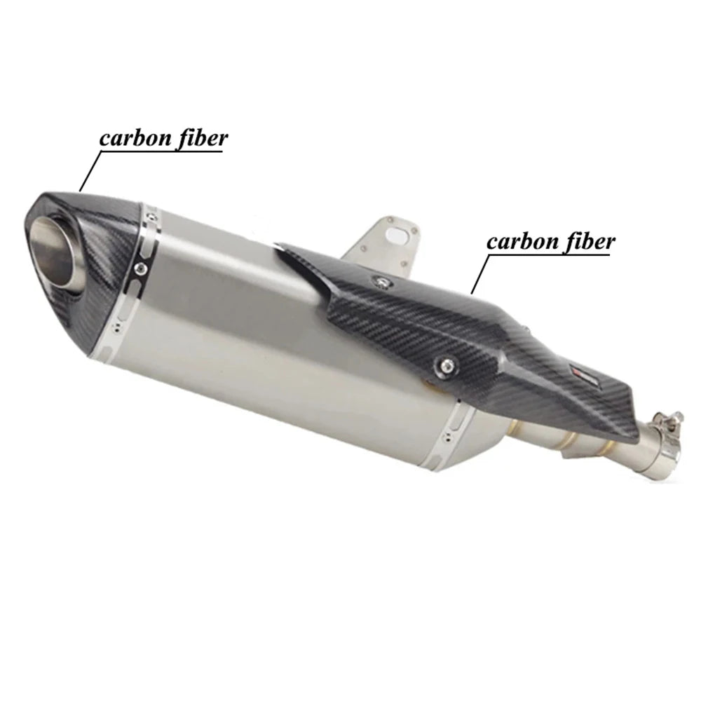 Motorcycle Exhaust Muffler Escape Tube Header Link Pipe Slip On For Honda X-ADV 750 X ADV750 ADV 2017 2018 - 2023