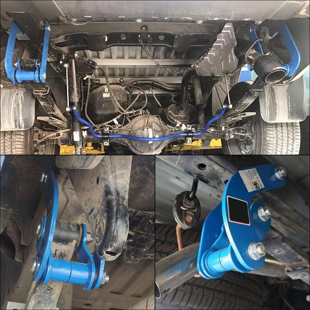 2 x Comfort Double Shackle 4x4 Suspension Leaf Spring Lift Kits Rear Le Spring Comfort Double Shackles for Hilux REVO 2015+