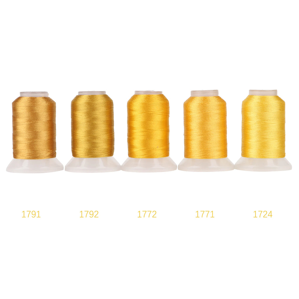 80 Nuovi Colori Madeira Set Premium Filato da Ricamo in Poliestere 40WT 500M Ogni Bobina Macchine Domestiche Brother Babylock Janome Singer